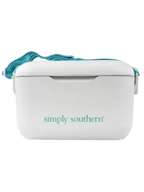 13 Quart Retro Cooler in White