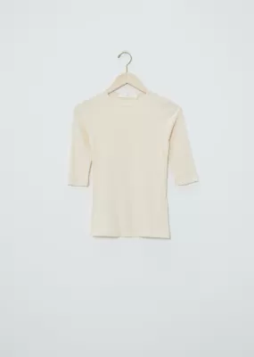 3/4 Sleeve Tee Shirts — Cream