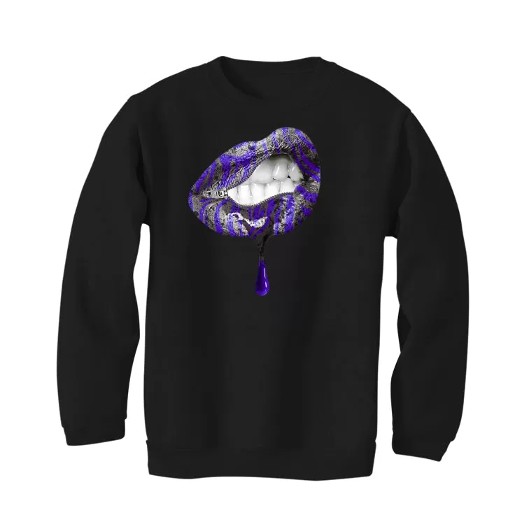 Air Jordan 3 "Dark Iris" Black T-Shirt (LIPS UNSEALED)