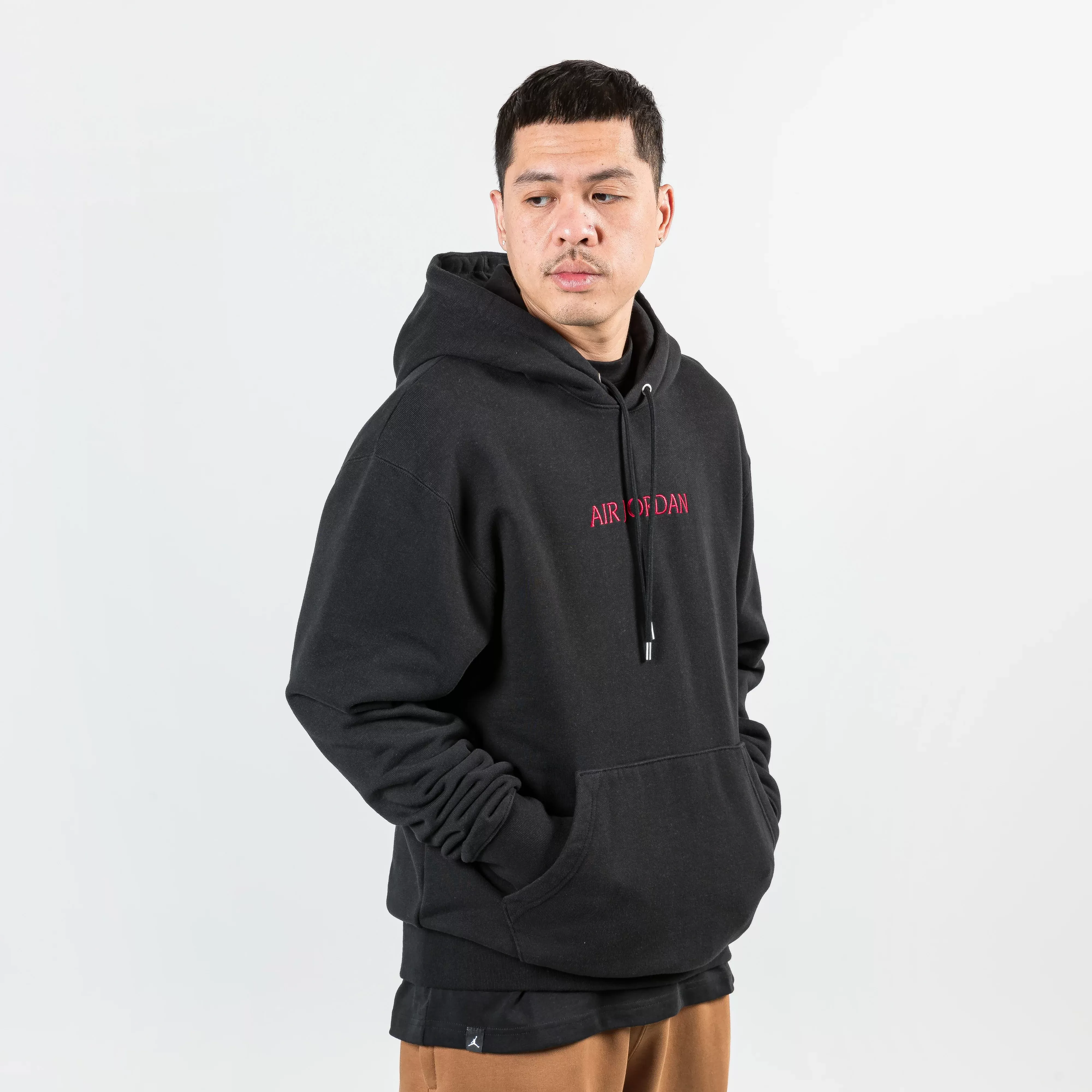 Air Jordan SP Fleece Hoodie - Black/Gym Red