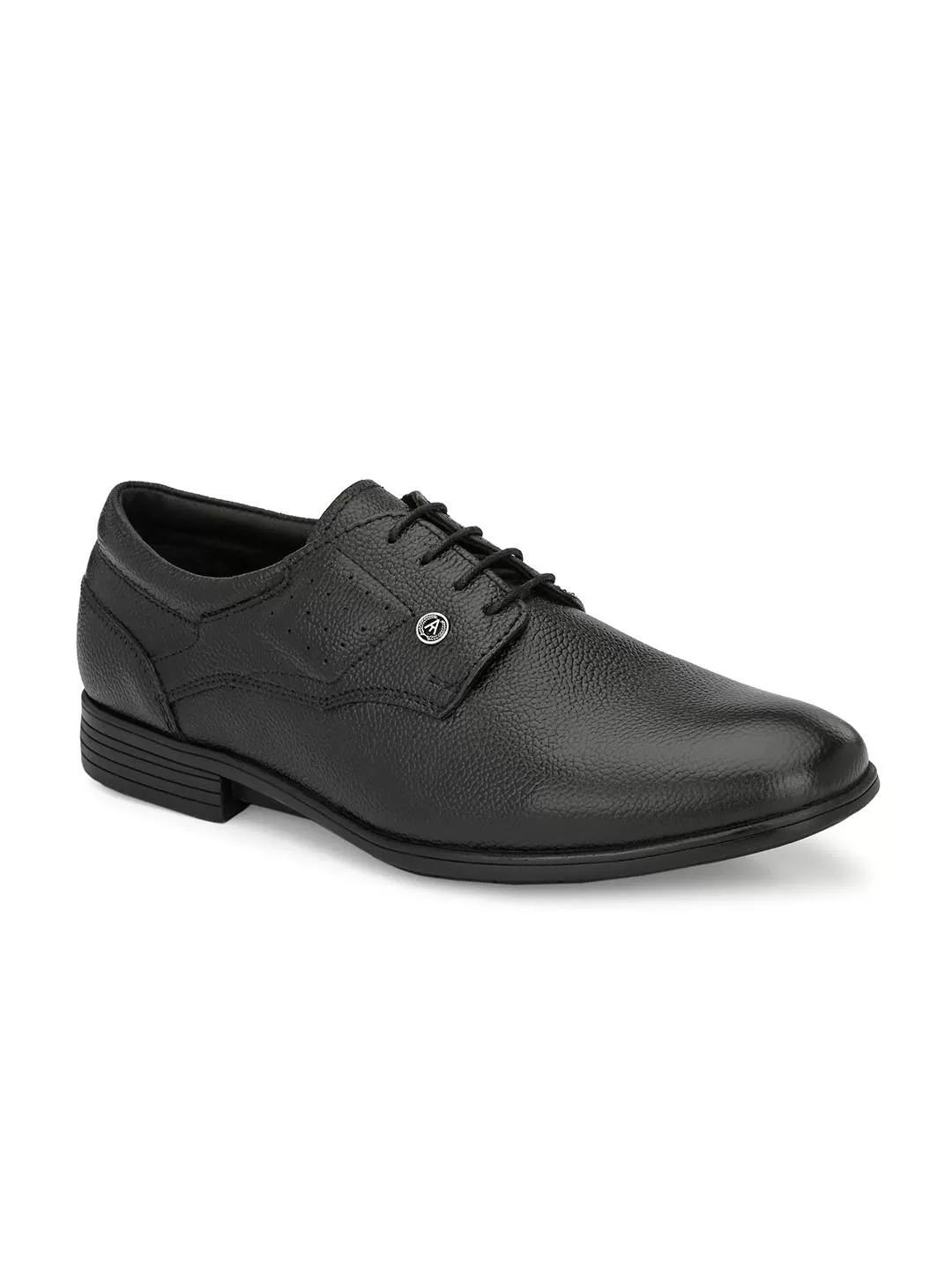 Alberto Torresi Genuine Leather Black Laceup Formal Shoes for Men