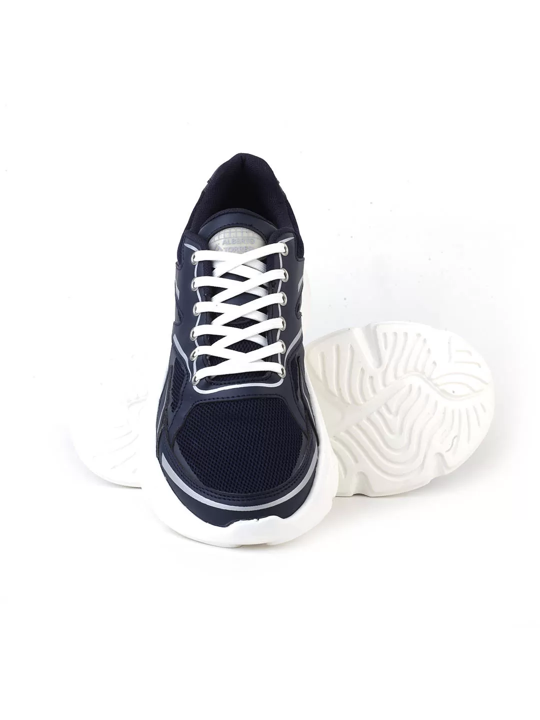 Alberto Torresi Navy Laceup Sports Shoes