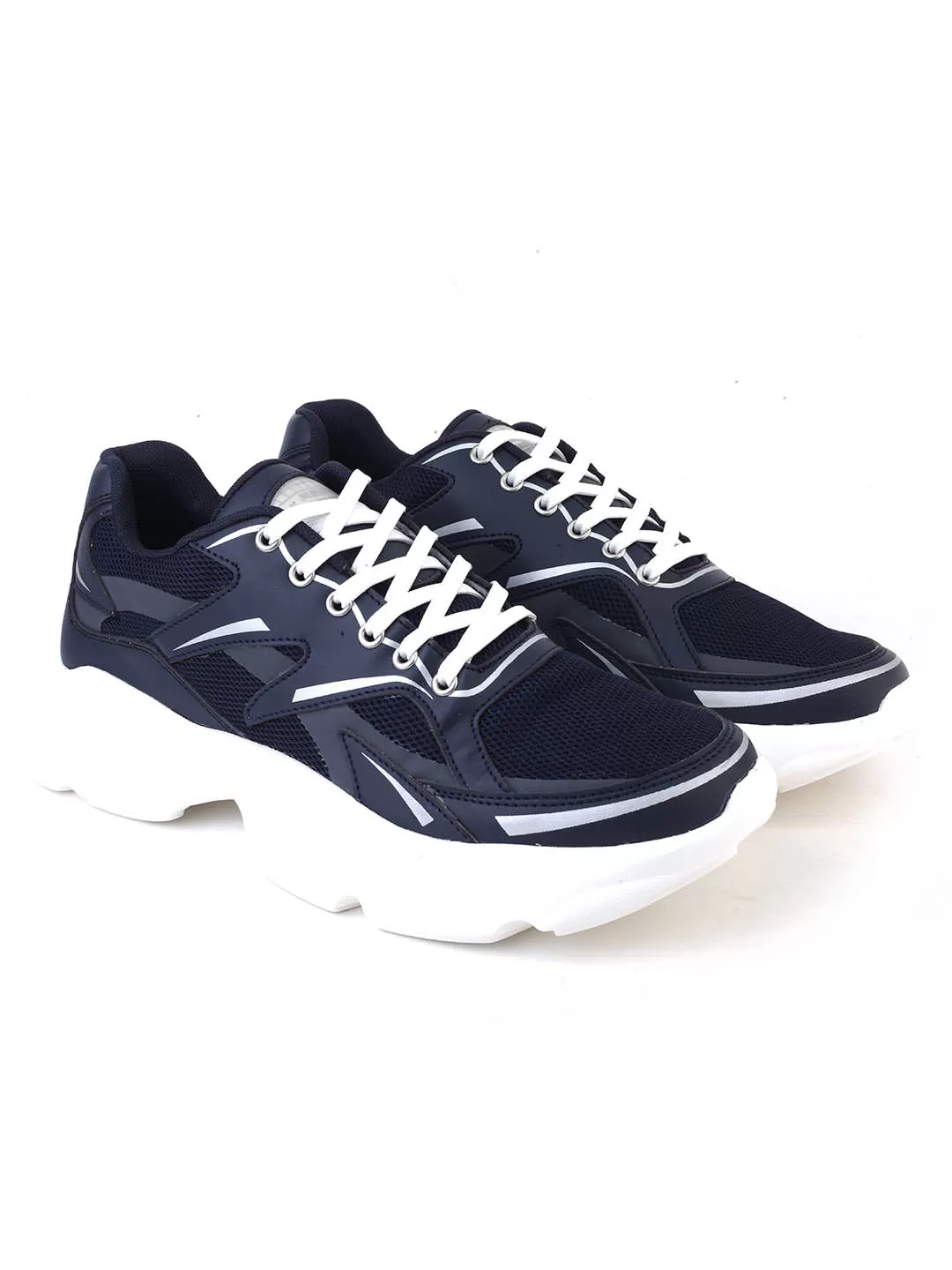 Alberto Torresi Navy Laceup Sports Shoes