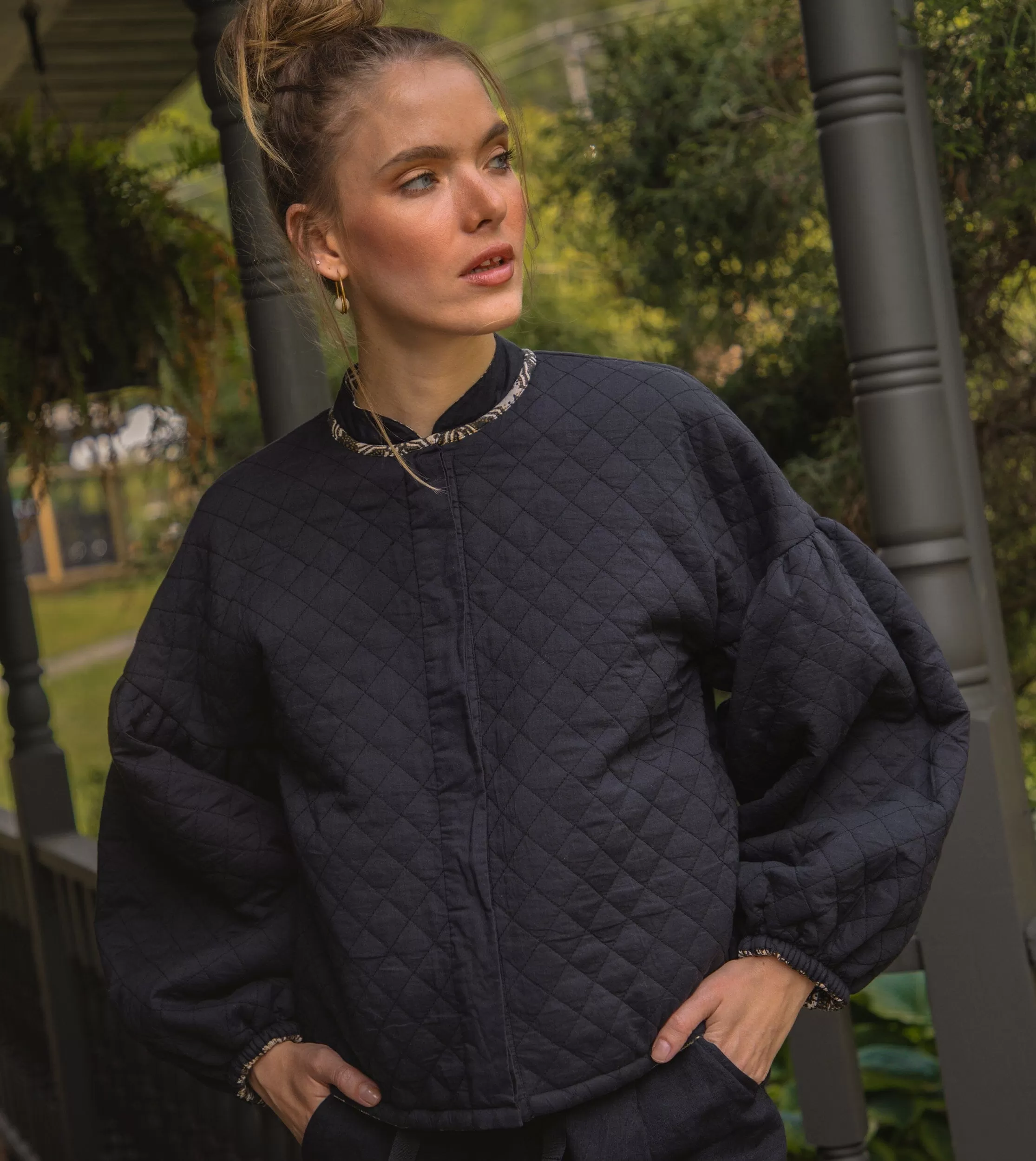 Anza Reversible Jacket | Retro Tile