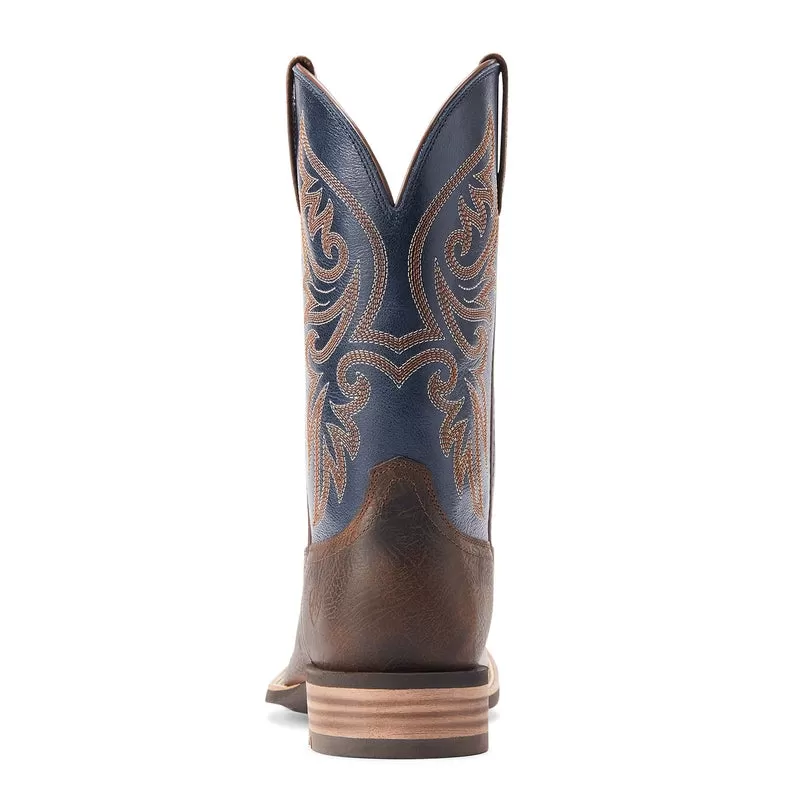 'Ariat' Men's 11" Slingshot Western Square Toe - Rowdy Rust / Dark Denim