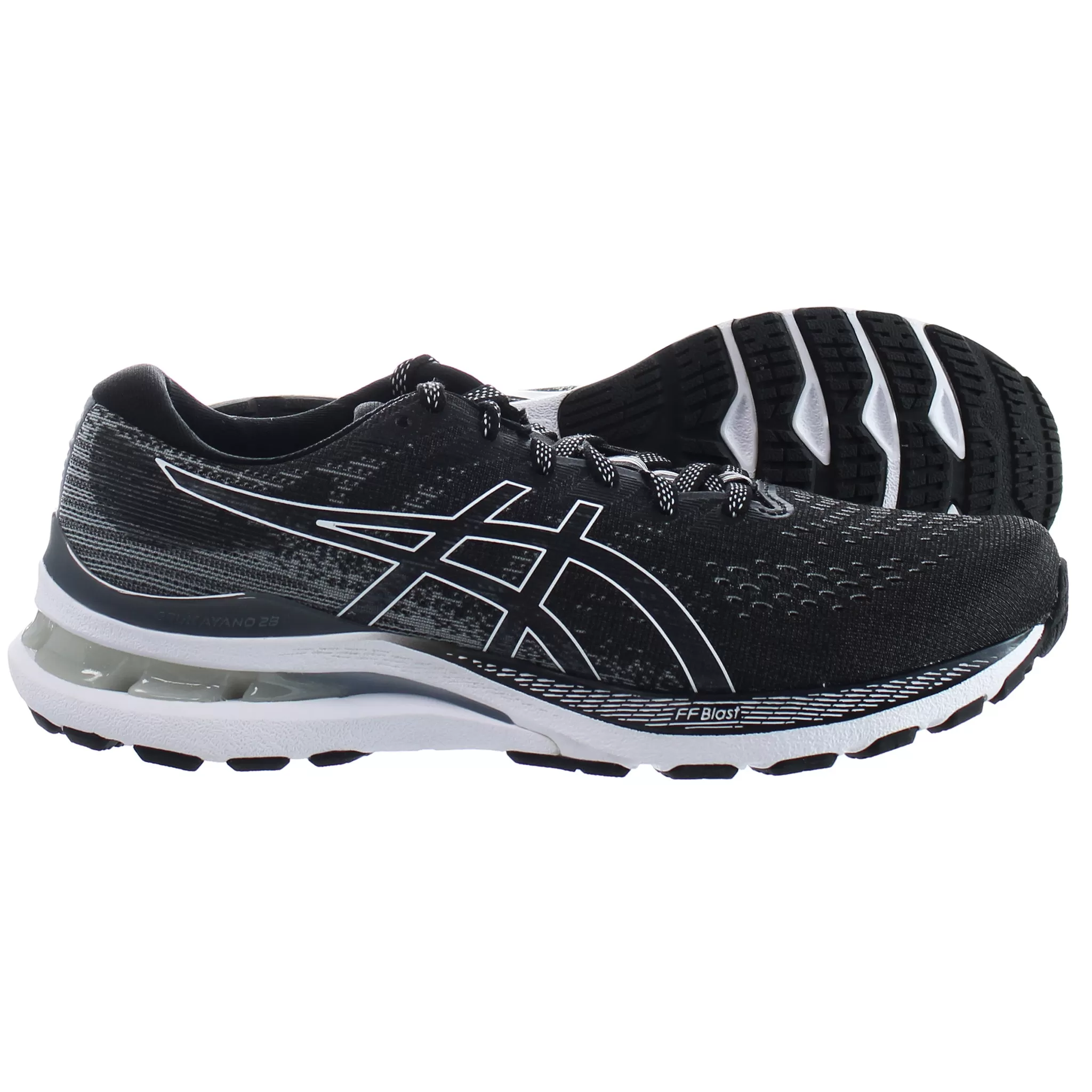 Asics Gel-Kayano 28 Mens Black Trainers