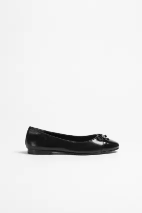 Ballerinas Bow in Perfect Black