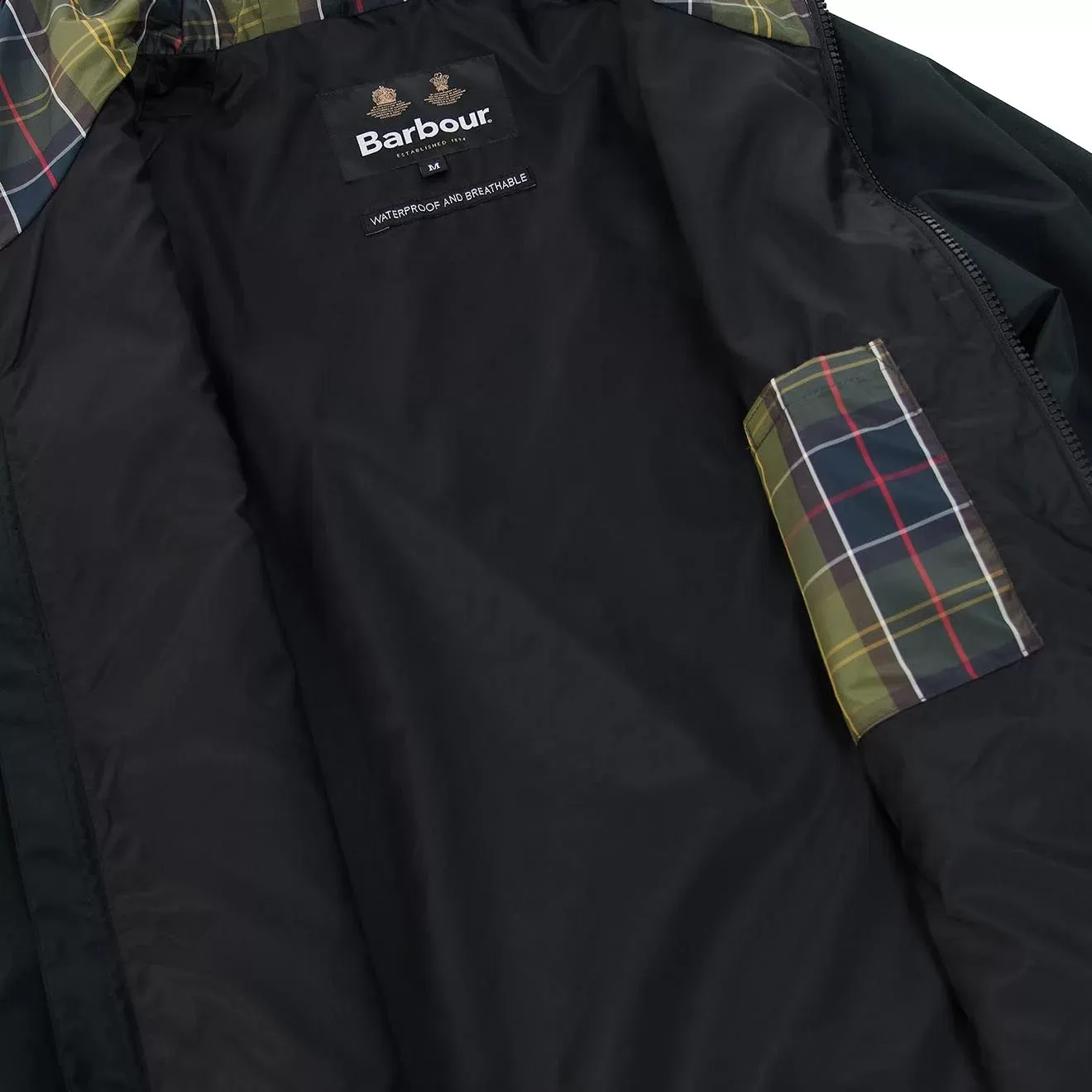 Barbour Hooded Domus Jacket Black / Classic