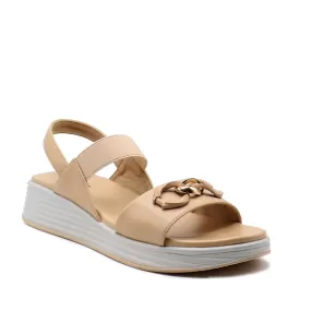 Beige Casual Sandal 078131