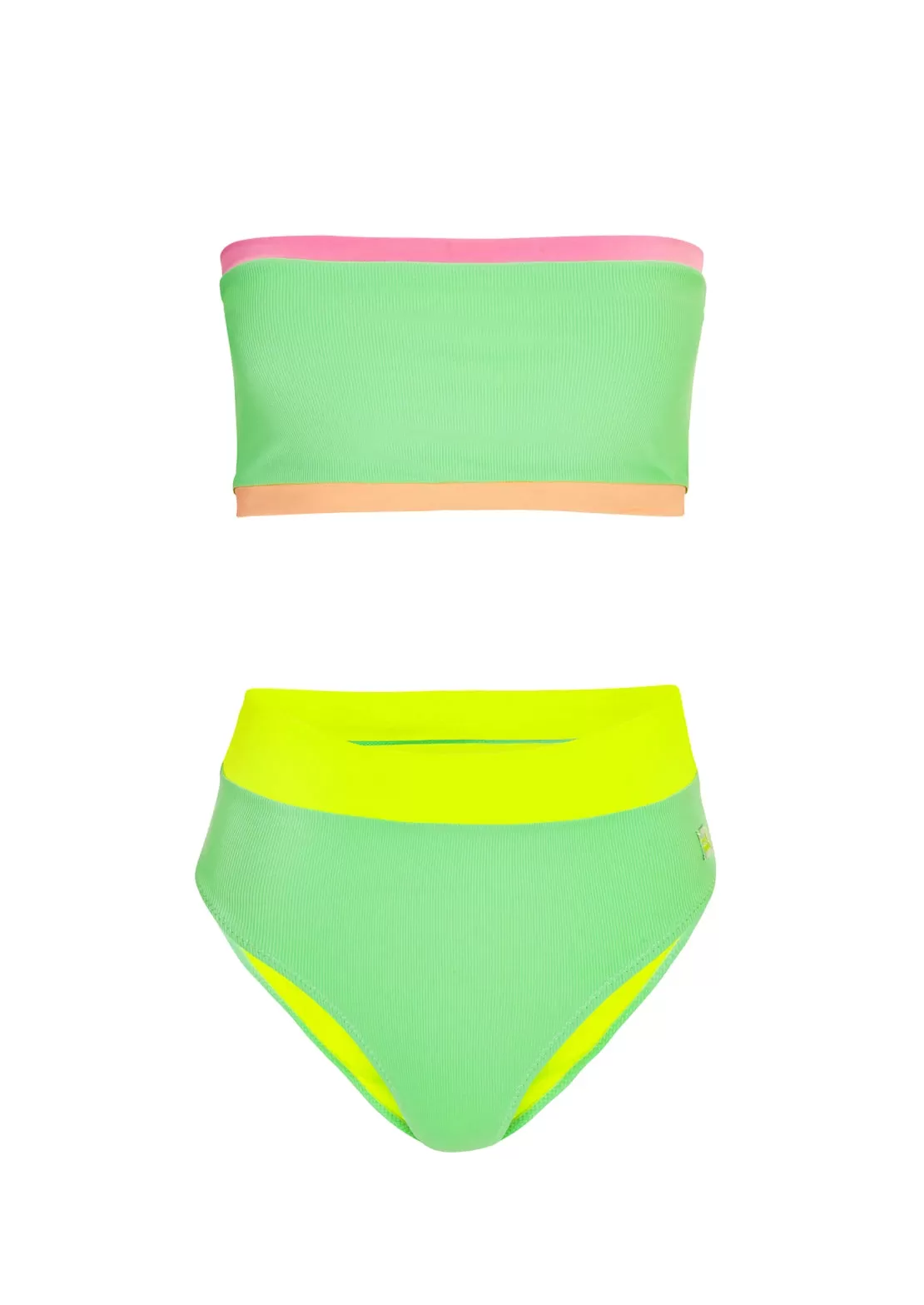 BIKINI BRAGA ALTA MINT FLUOR