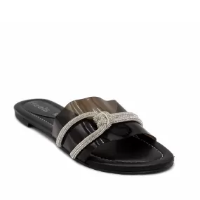 Black Casual Slipper 000357