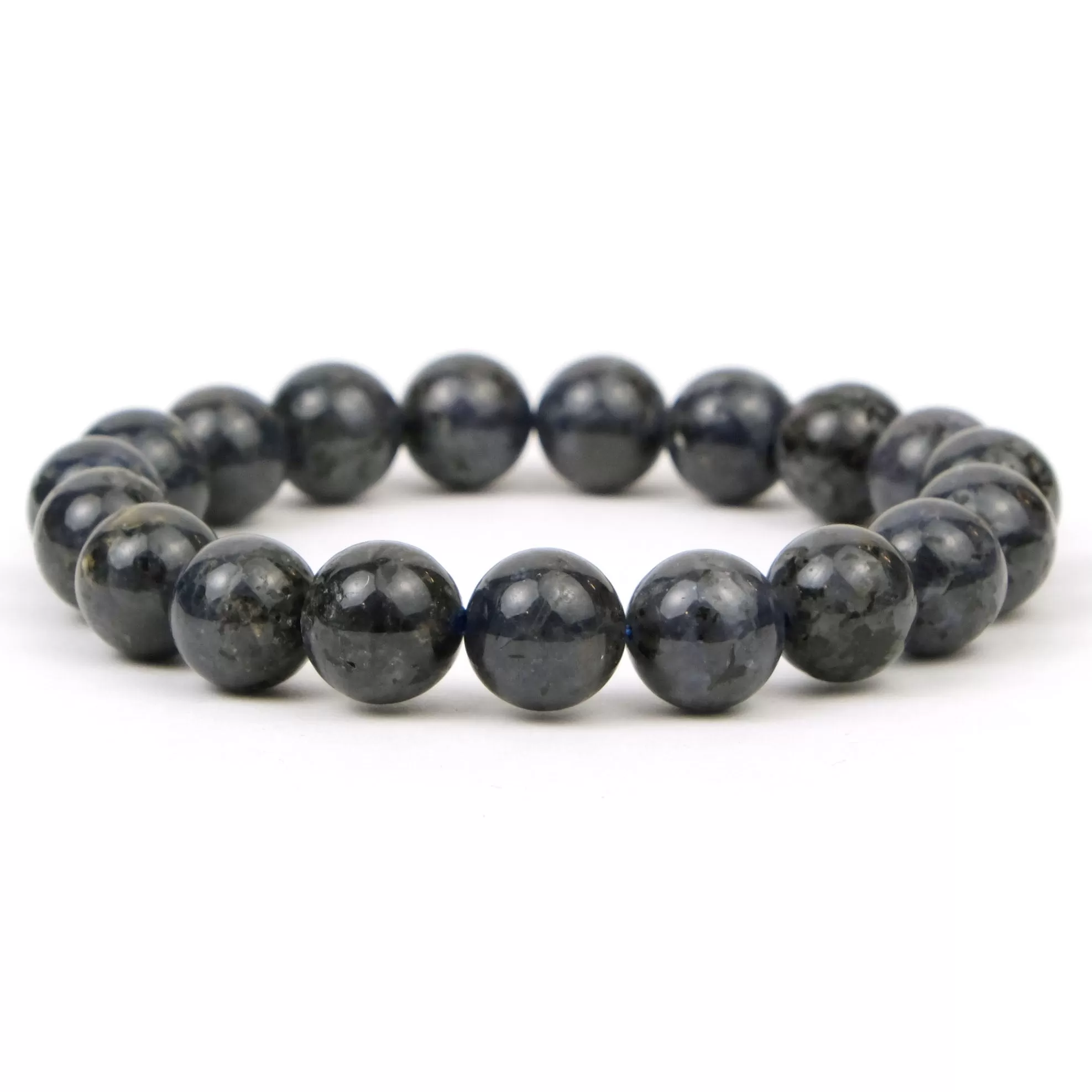 Black Tanzanite Stretch Bracelet 10mm