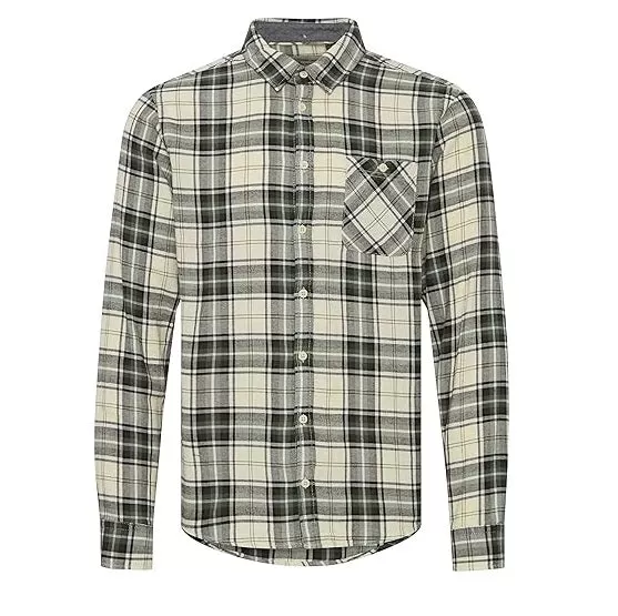 Blend Men's checked flannel shirt 20714325 190509 Rosin