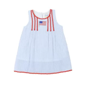 Blue Stripe Flag Dress