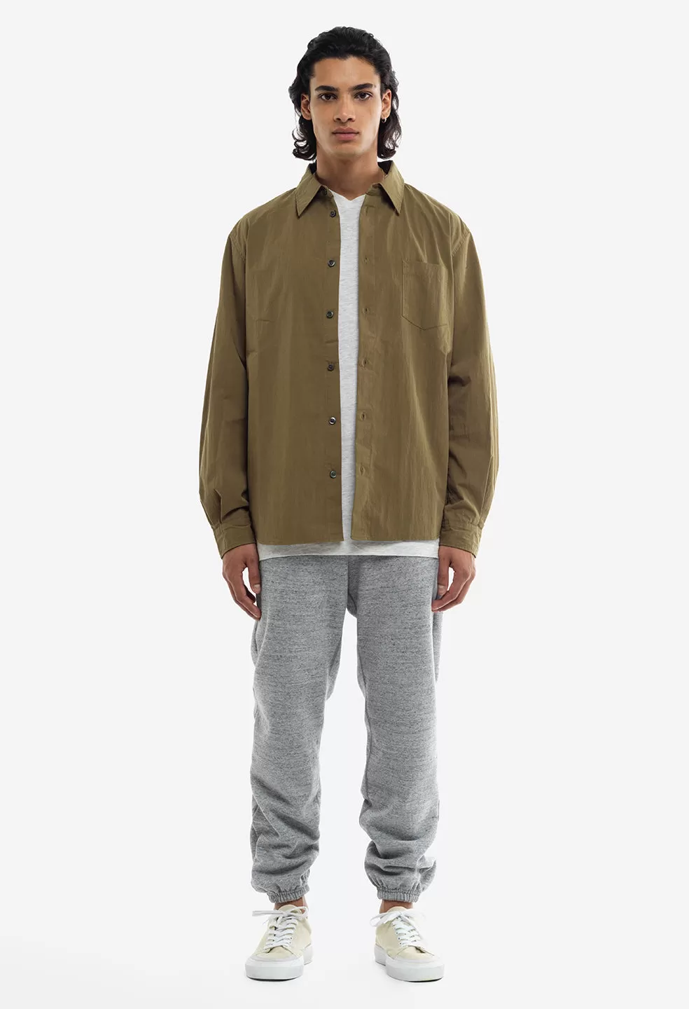 Cashmere Fleece Interval Sweats / Heather Grey