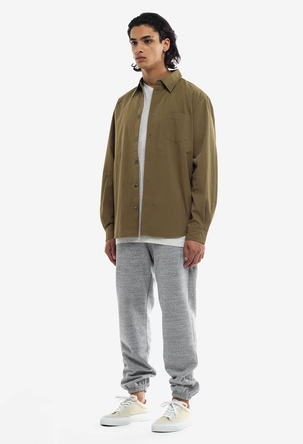 Cashmere Fleece Interval Sweats / Heather Grey