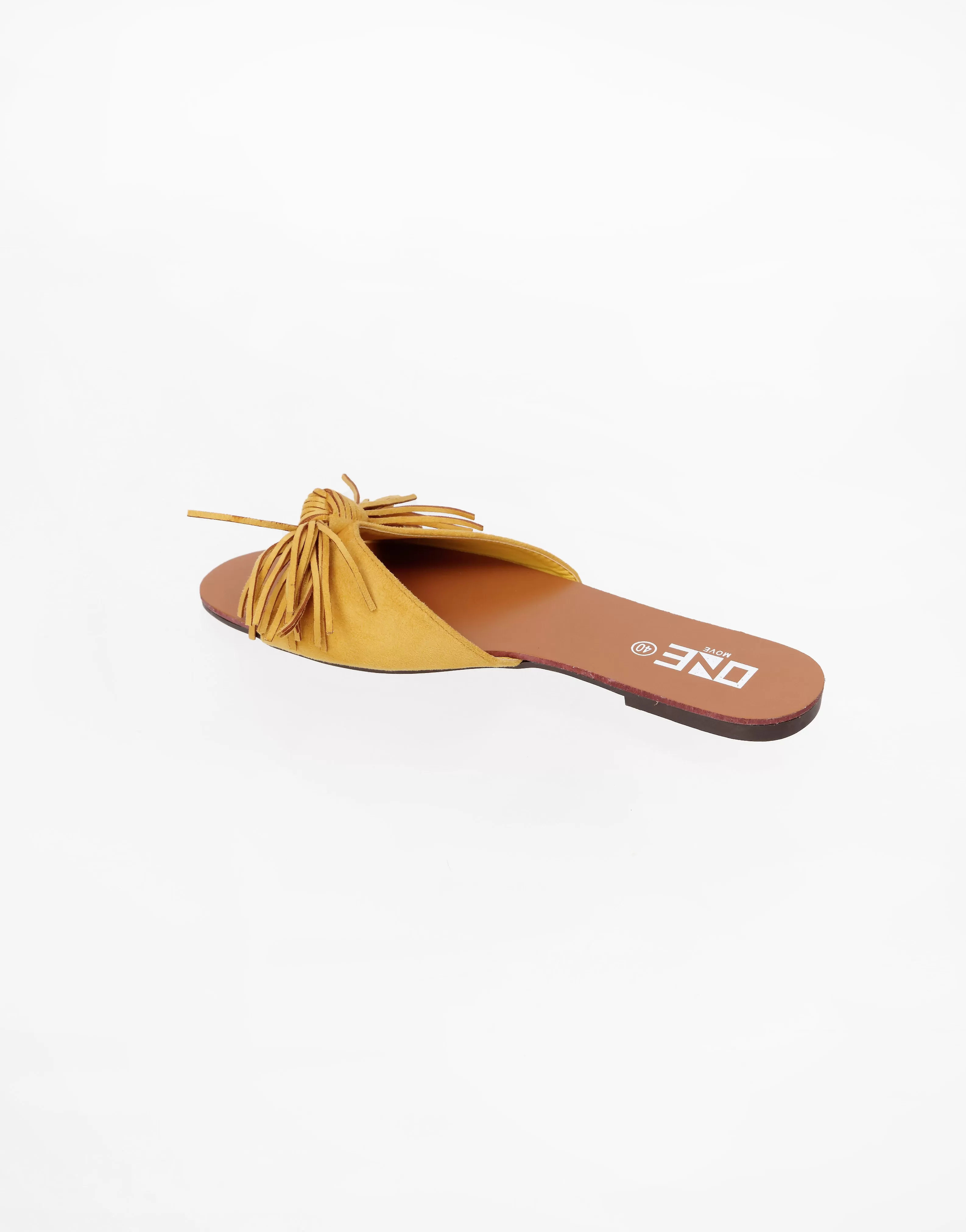 Casual Flat Slippers Camel