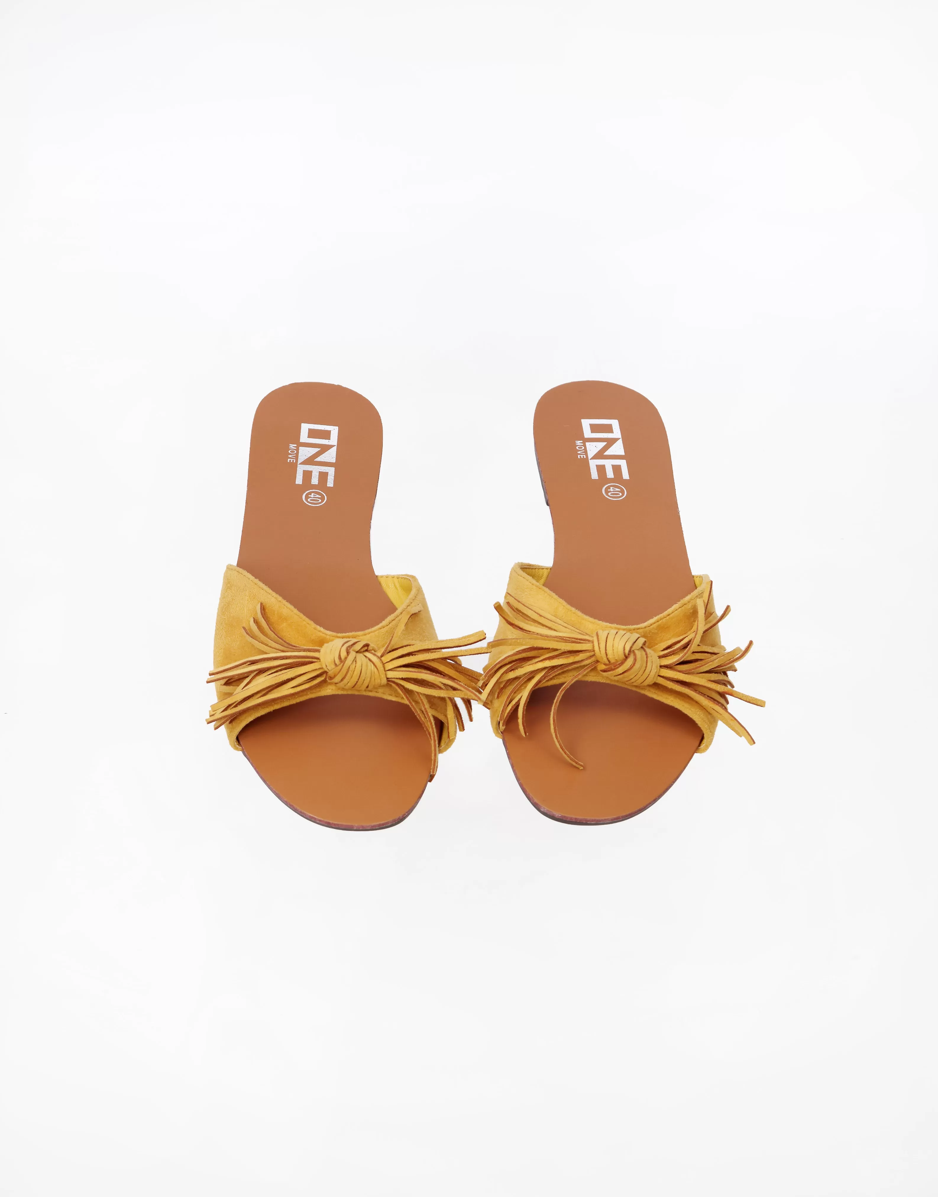 Casual Flat Slippers Camel