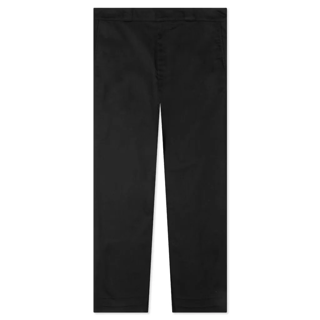 Casual Unstitched Pant - Black