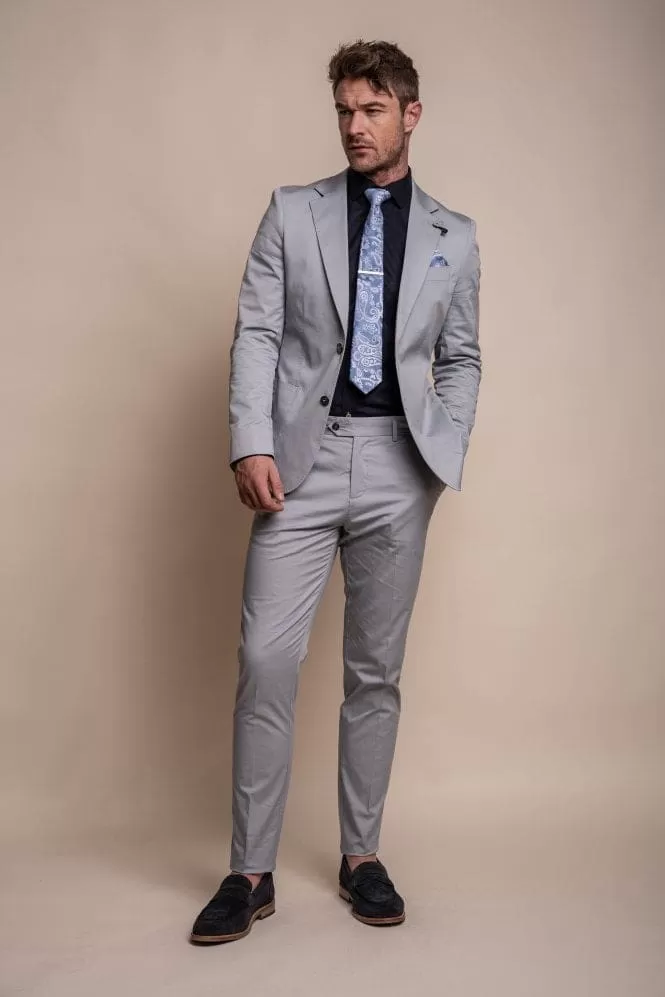 Cavani Mario Ice Blue Two Piece Suit