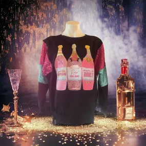 Champagne Bottles Sweatshirt