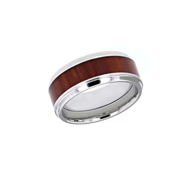 Cobalt Chrome and Wood Band