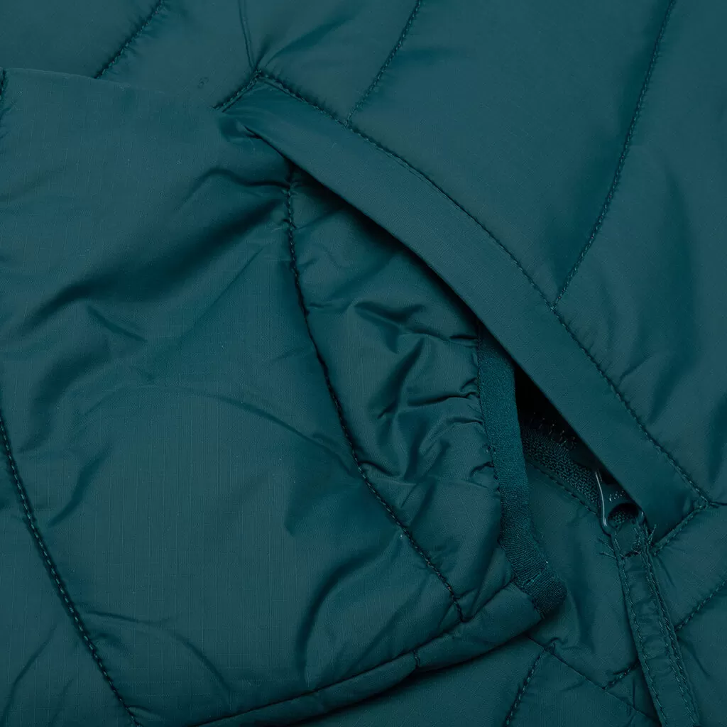 Colored Landscaped Jacket - Deep Sea Green