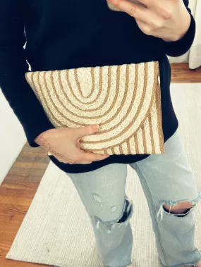 Constance Straw Clutch