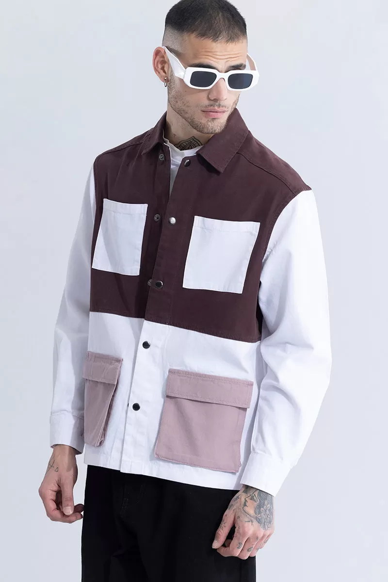 Contour Patch Brown Overshirt