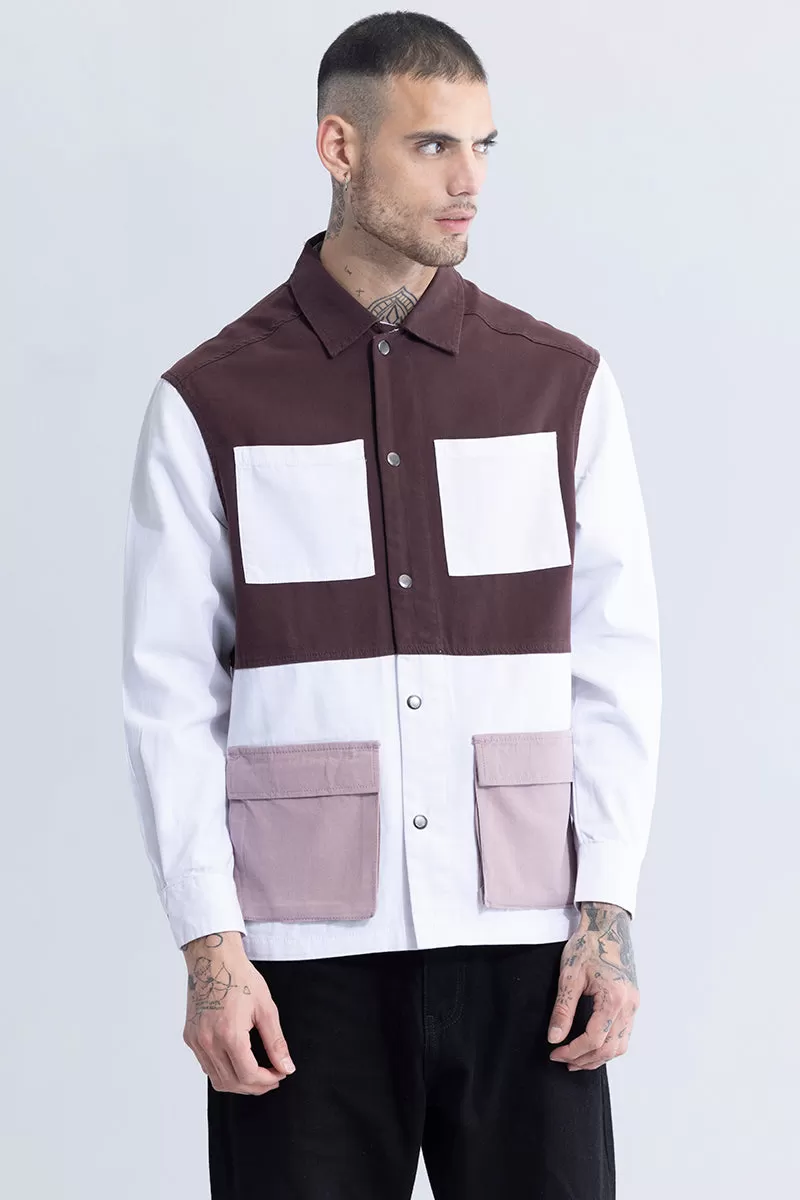 Contour Patch Brown Overshirt