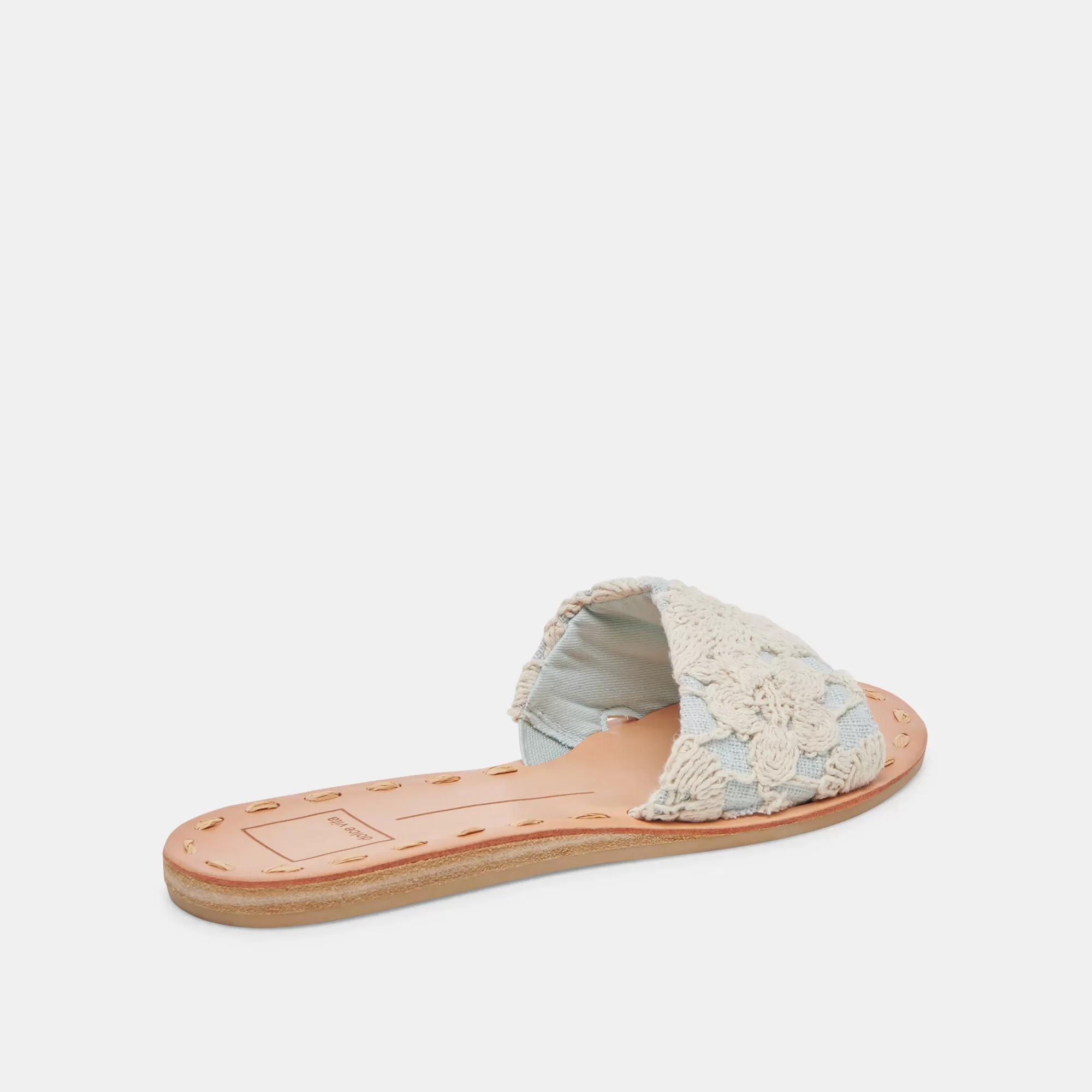 DALON SANDALS CREAM BLUE LACE