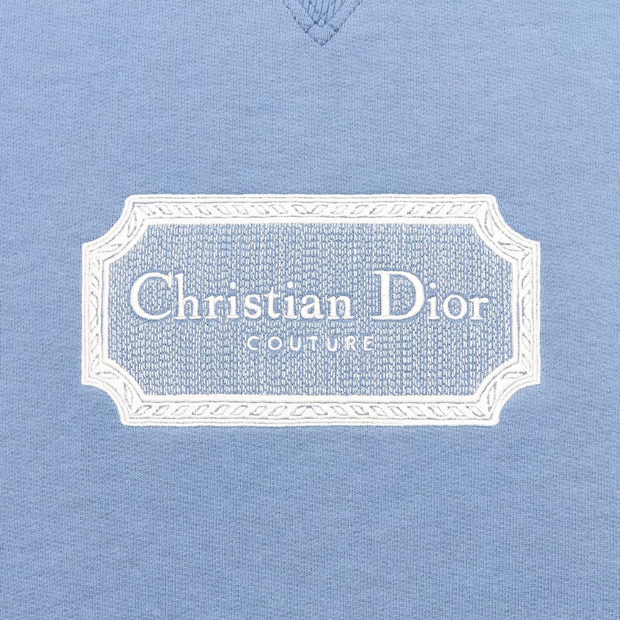 Dior 'Christian Dior Couture' Relaxed Fit Blue Sweatshirt