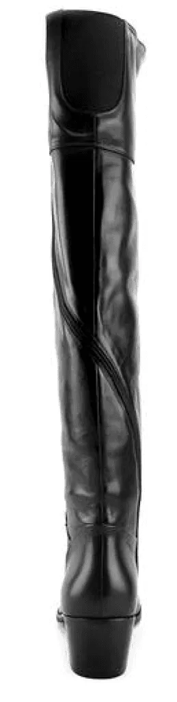 Everybody By BZ Moda  Women's •Jamila•  Over The Knee Boot - Black Leather