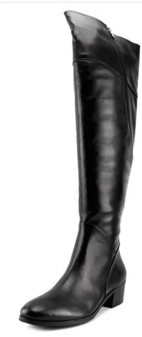 Everybody By BZ Moda  Women's •Jamila•  Over The Knee Boot - Black Leather