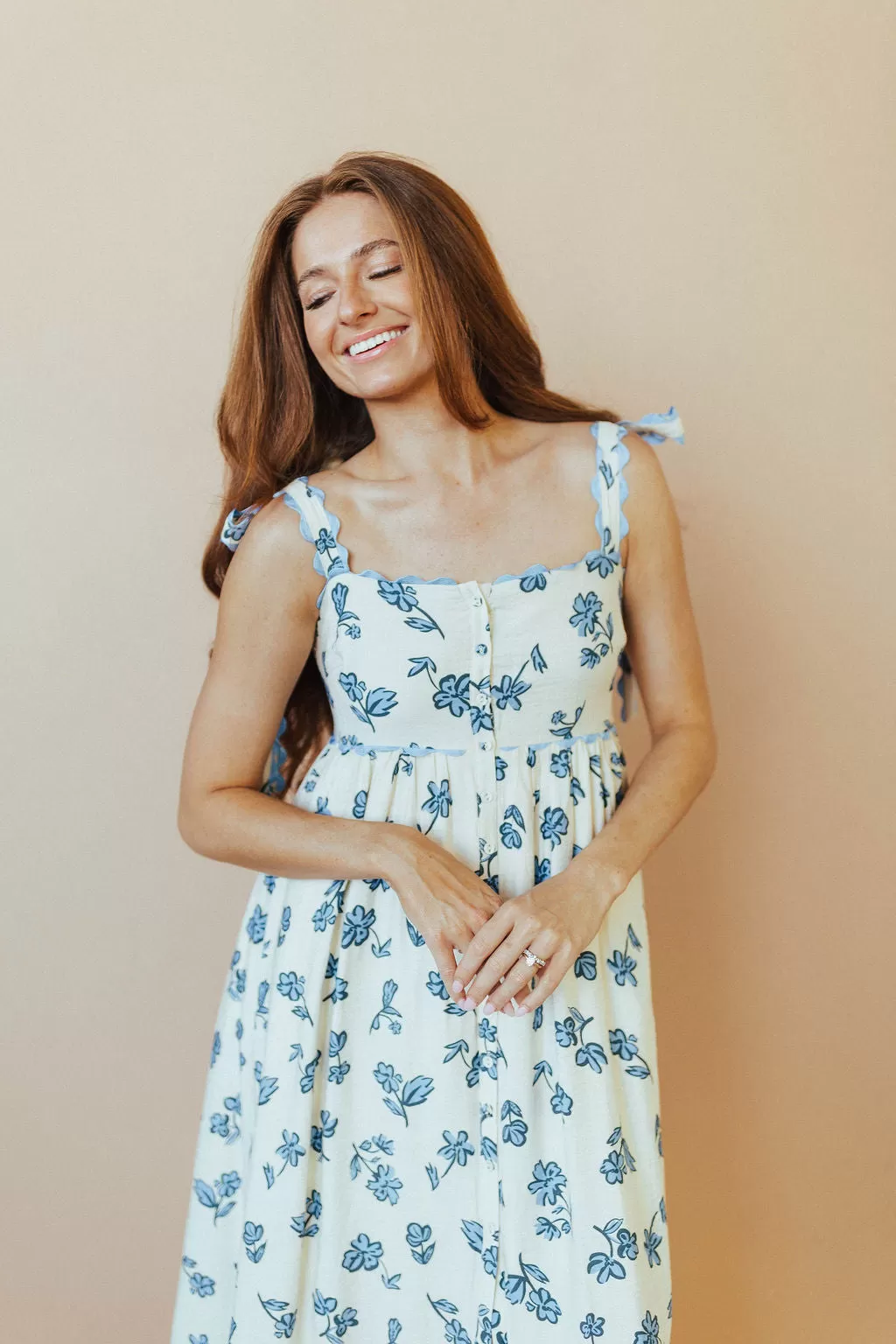 Falling For Blue Sundress