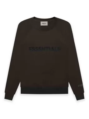 Fear Of God Essentials Applique Logo Crewneck Washed Black [FW20]