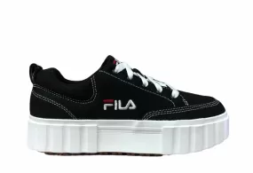 Fila women's canvas sneakers shoe with wedge Sandblast 1011209.25Y black