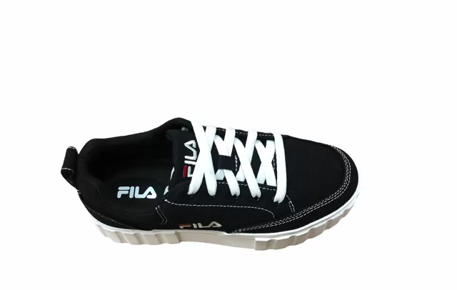 Fila women's canvas sneakers shoe with wedge Sandblast 1011209.25Y black