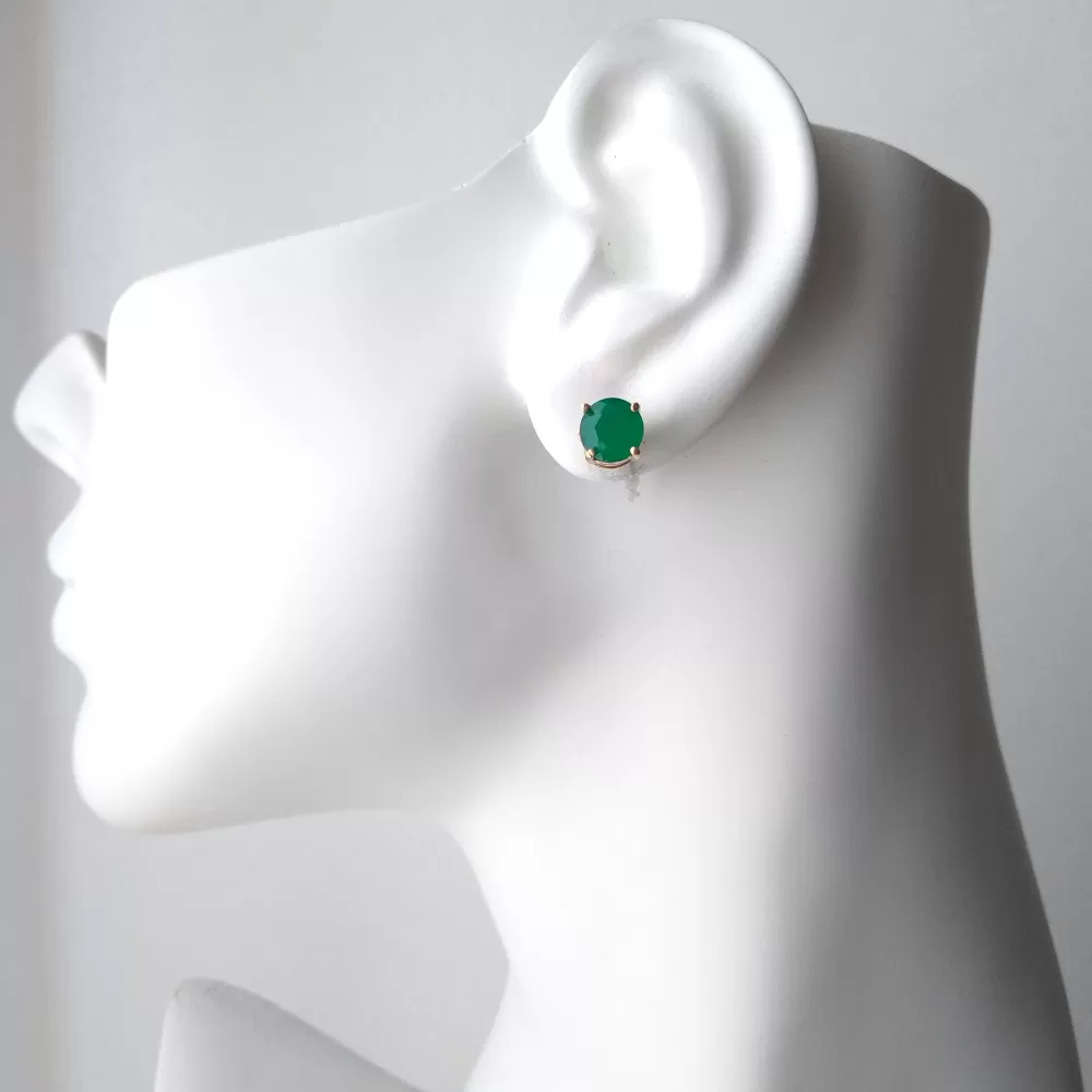 Green Agate Separates Earrings