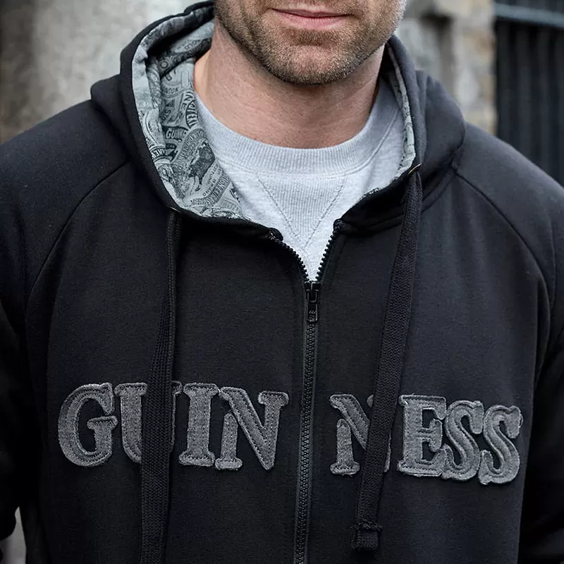 Guinness Black & Grey Hoodie