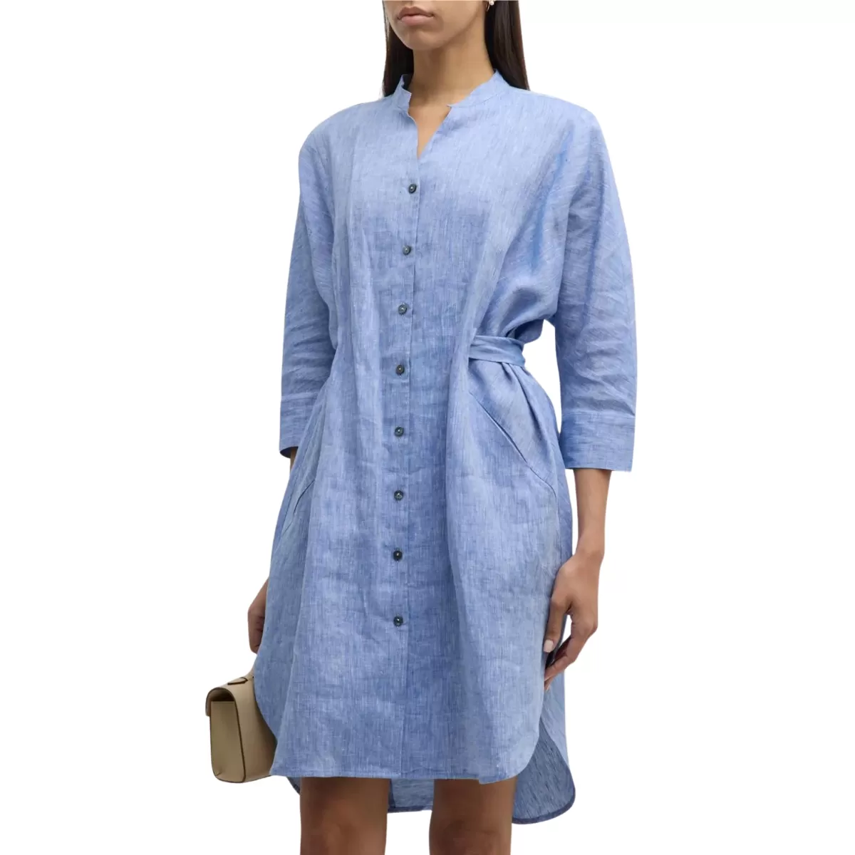 Harshman Fresia Caftan - Denim Blue