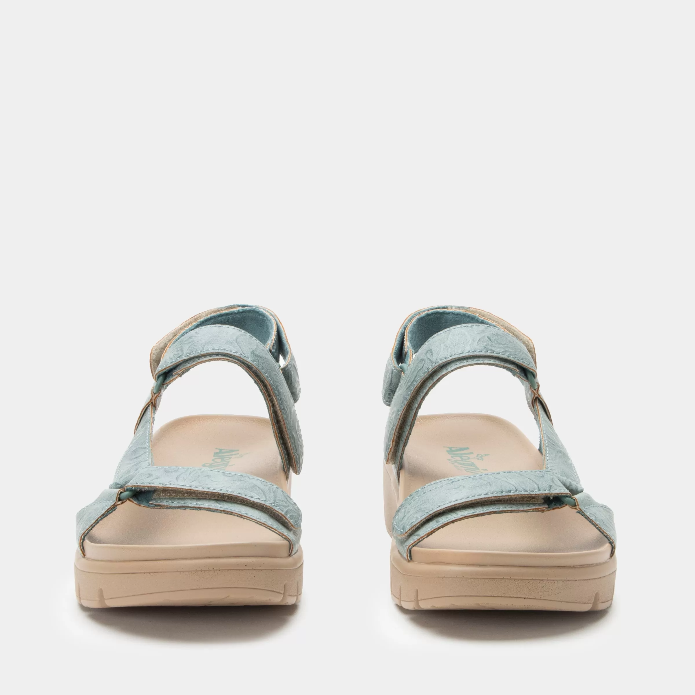 Henna Aged Denim Sandal