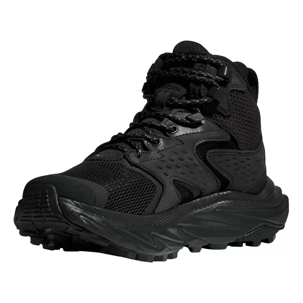 HOKA ONE ONE W ANACAPA 2 MID GTX-BLACK/BLACK