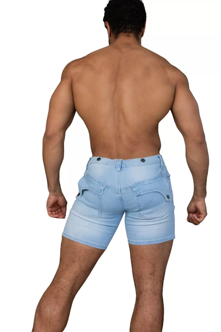 Homar Strap Shorts (Ice Blue)