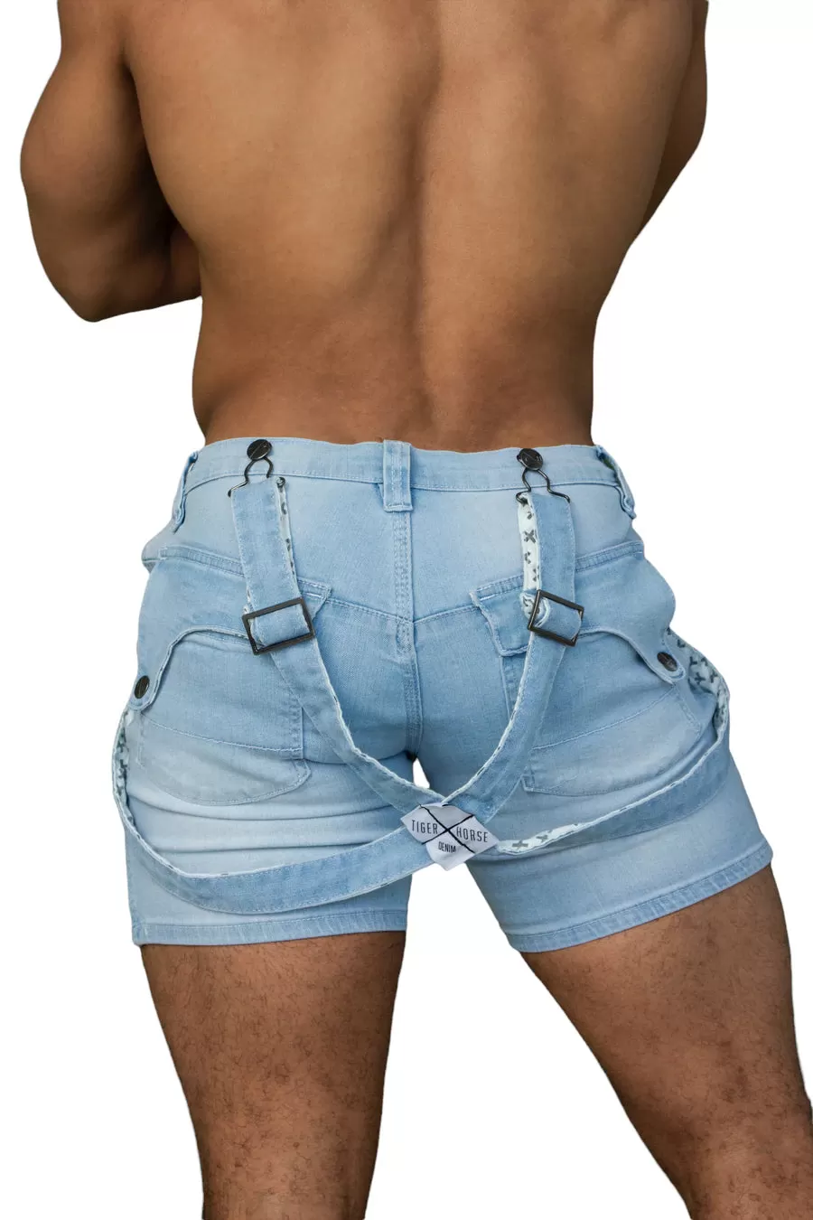 Homar Strap Shorts (Ice Blue)