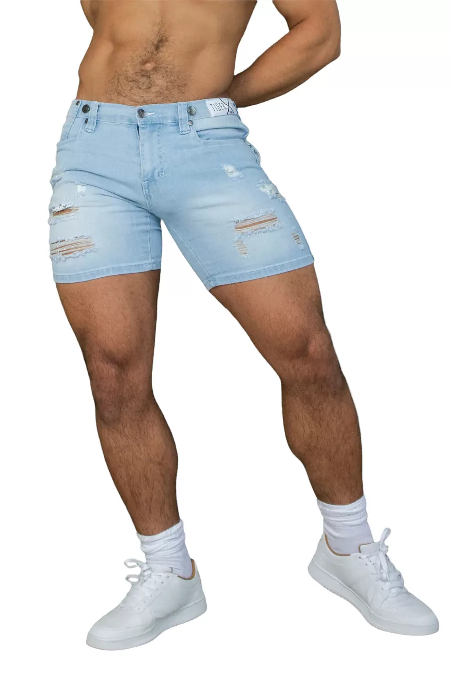 Homar Strap Shorts (Ice Blue)