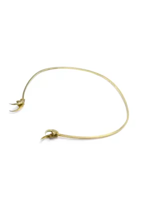 Hunted II Double Owl Talon Torc Gold