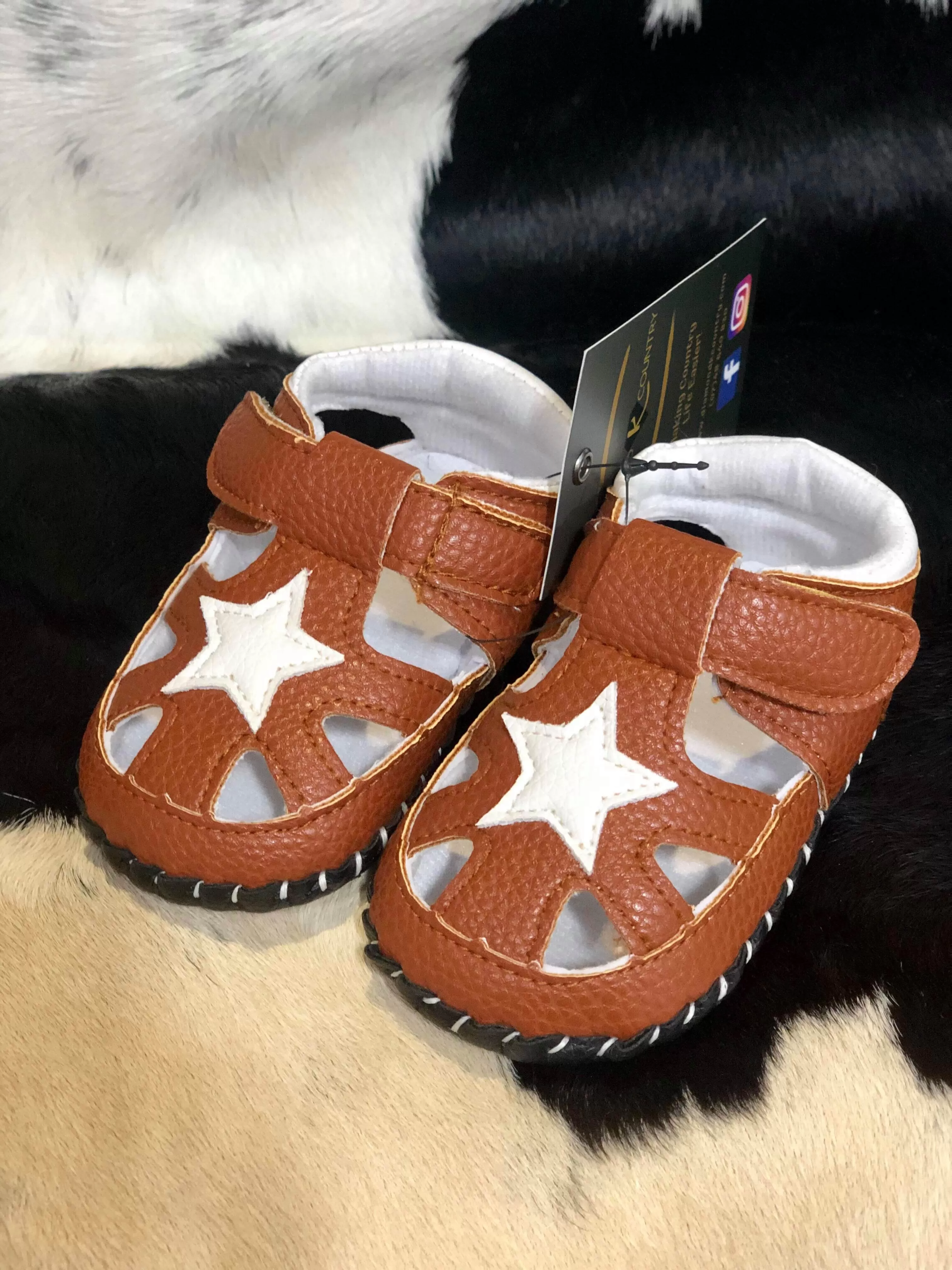 Infant PU Leather Sandals