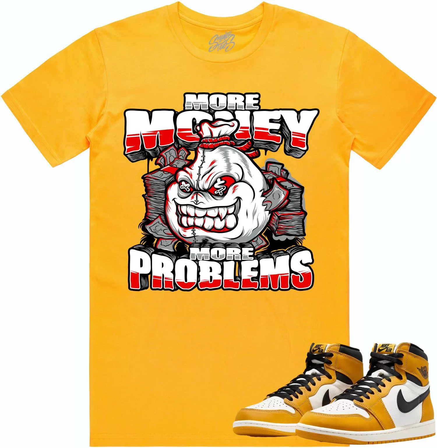 Jordan 1 Yellow Ochre 1s Shirt to Match - RED MORE PROBLEMS