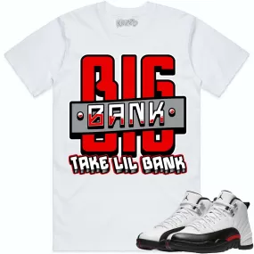 Jordan 12 Red Taxi 12s Shirt to Match - RED BIG BANK